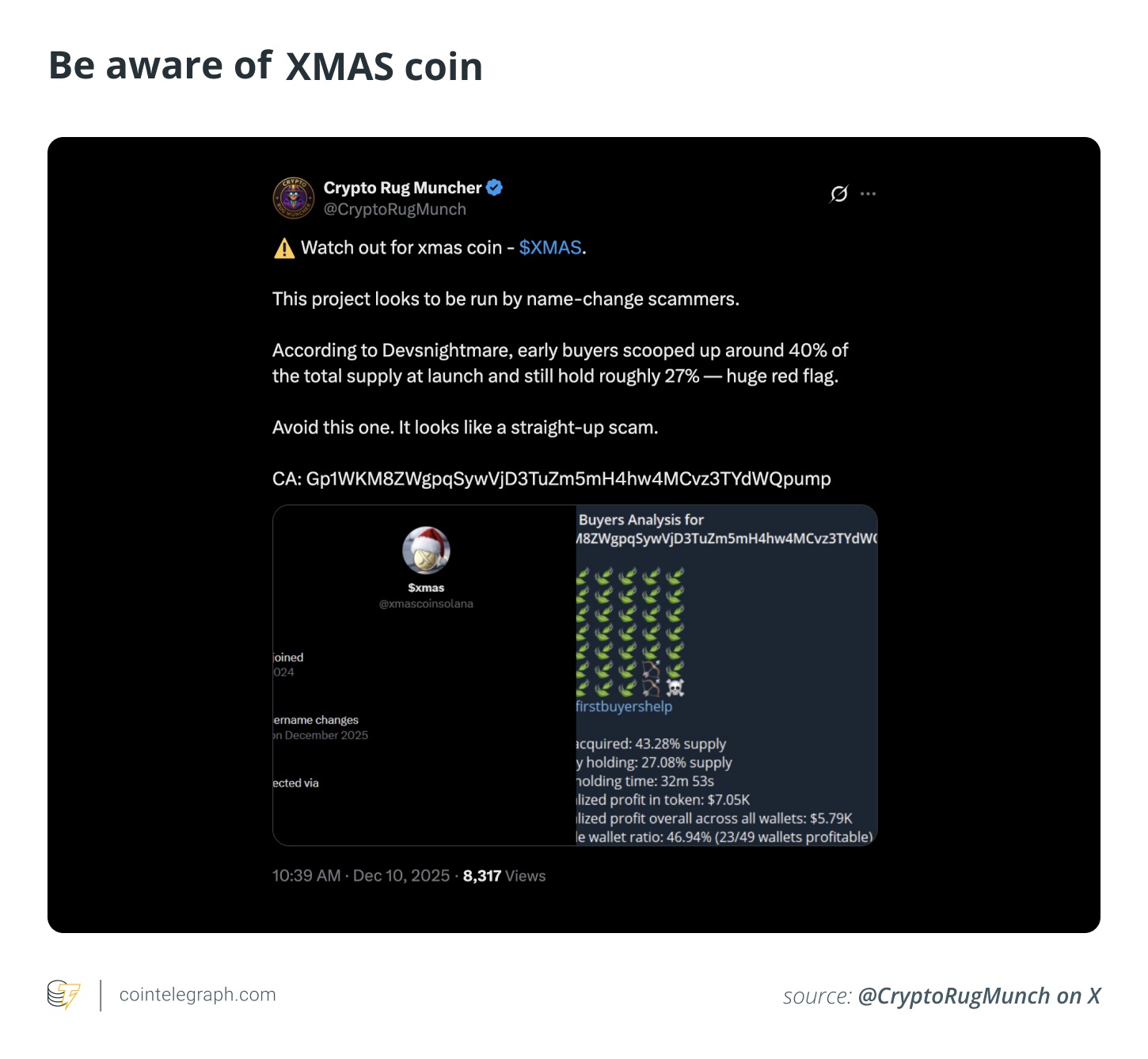 Xmas Coin项目分析图