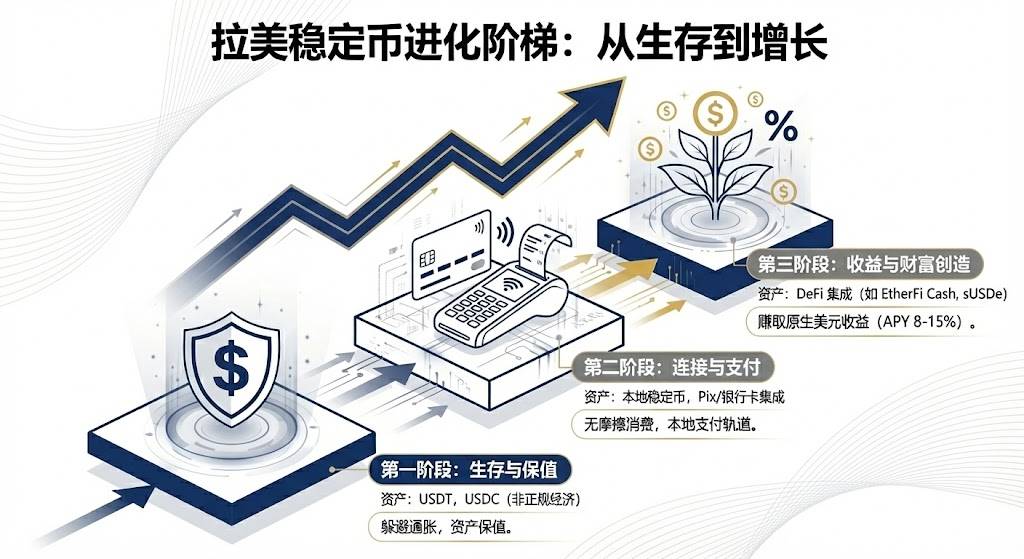 拉美生息稳定币收益对比图