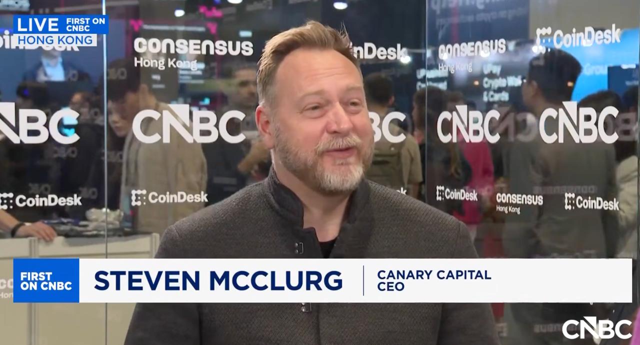 比特币与瑞波币价格走势预测：Canary Capital首席执行官史蒂芬·麦克卢尔格解读