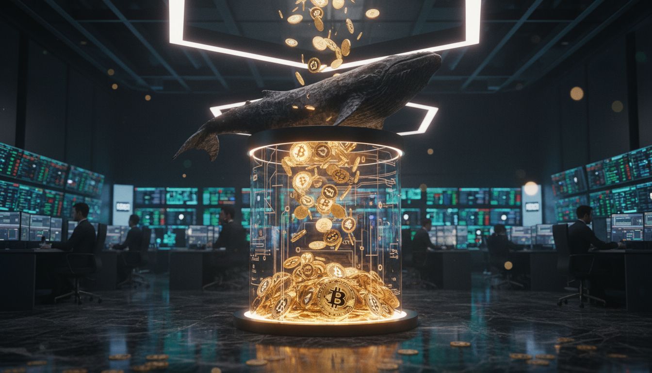 标题润色翻译：  “3.2%大幅波动，‘巨鲸提现’…比特币触及6.8万美元调整期，‘逢低买入’信号显现？”