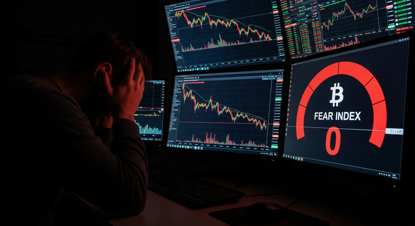 8分‘极度恐惧’…比特币回调24% 20万美元暴涨论消失