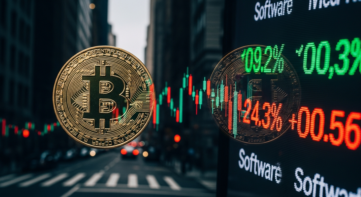 比特币与软件股联动背后的宏观逻辑解析