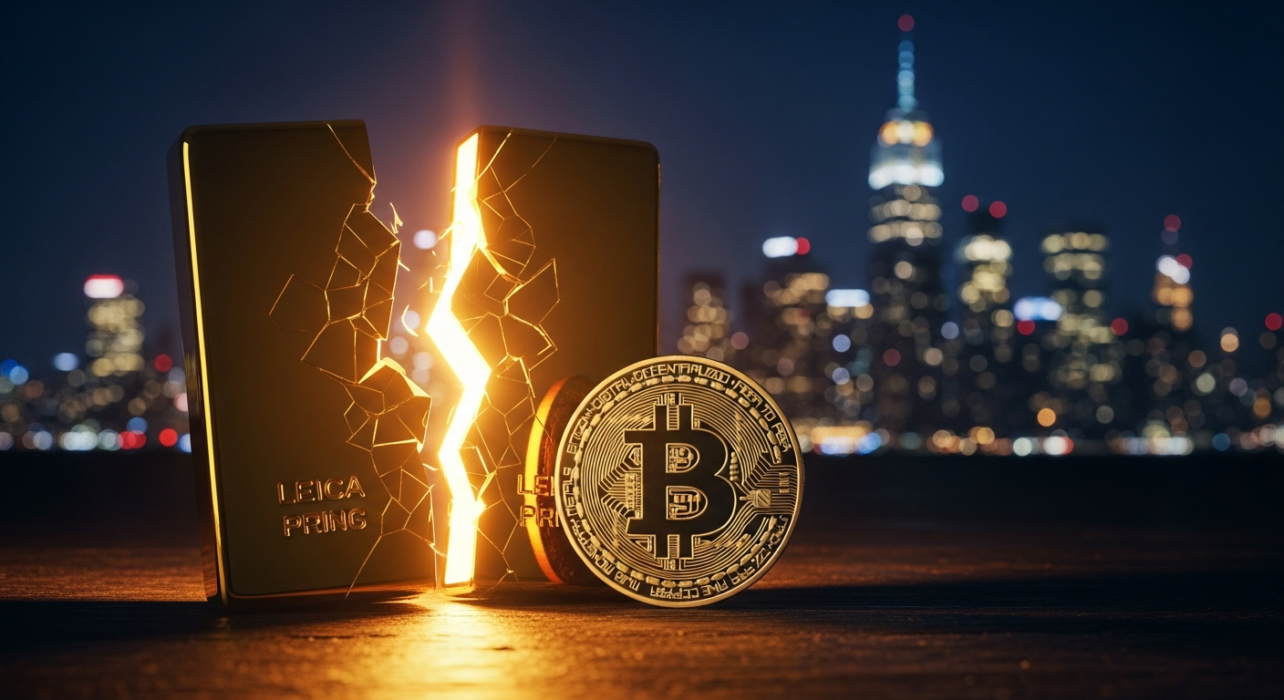 比特币抗跌凸显数字黄金属性，金价回调成关键转折点