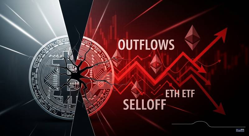 加密ETF资金持续外流：贝莱德产品分化引关注