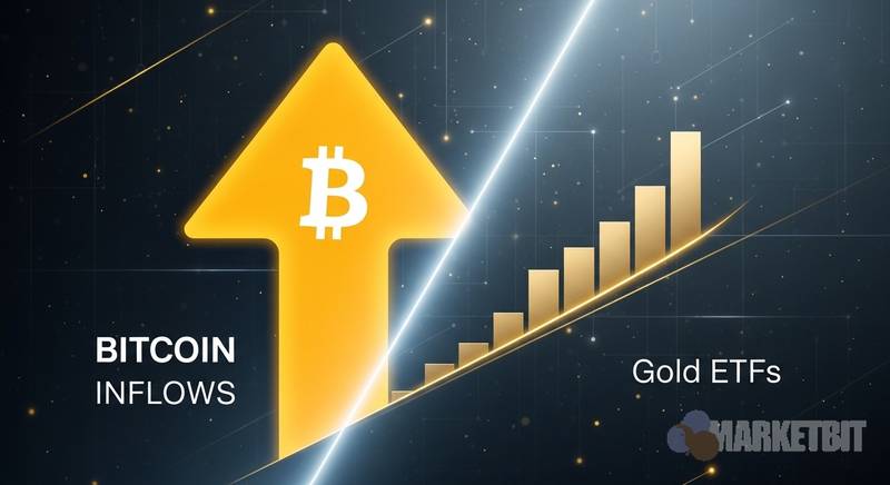 黄金资金流入创纪录，比特币反弹背后真相解析