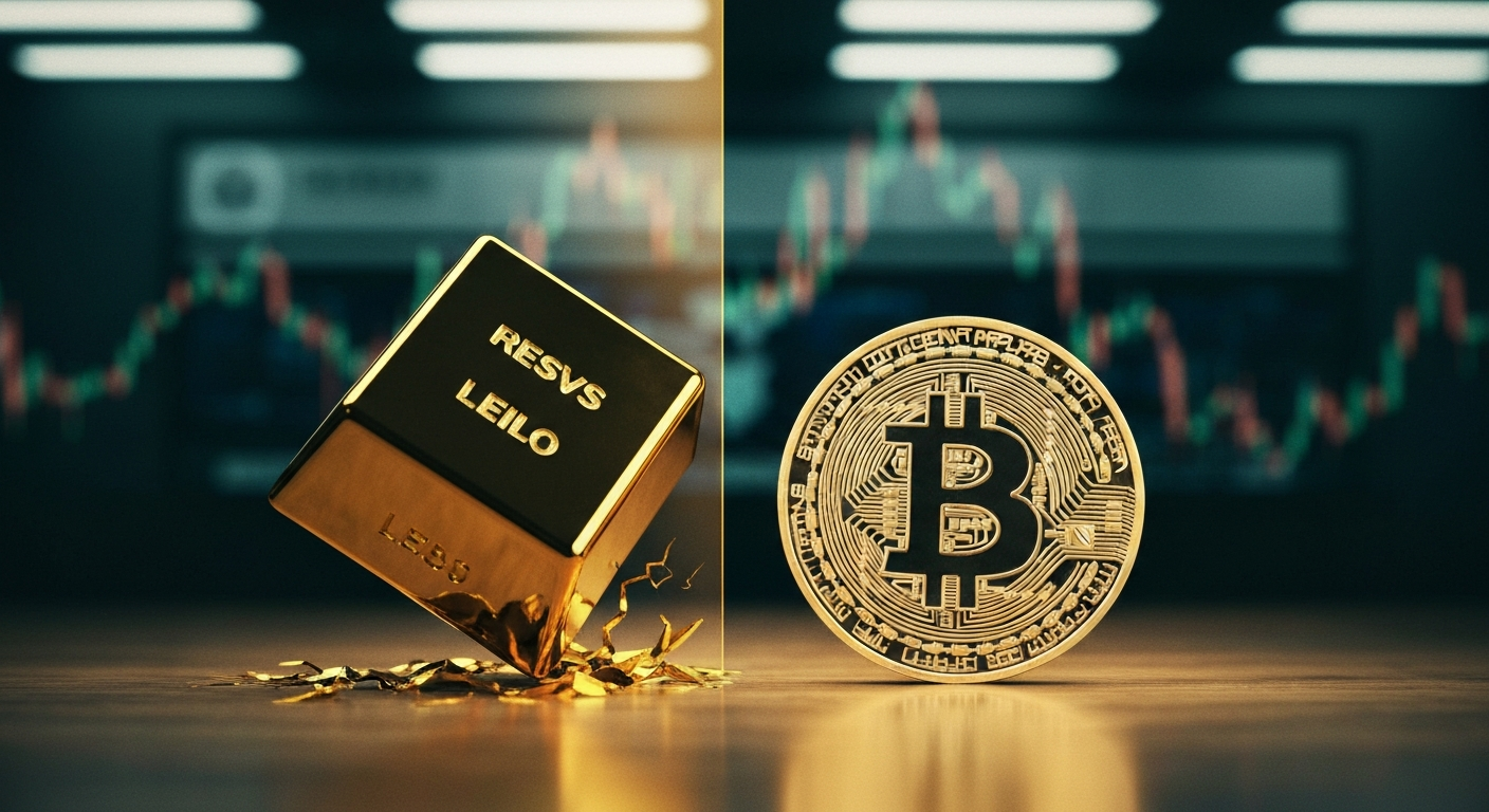 黄金比特币脱钩背后：流动性重构与基建崛起