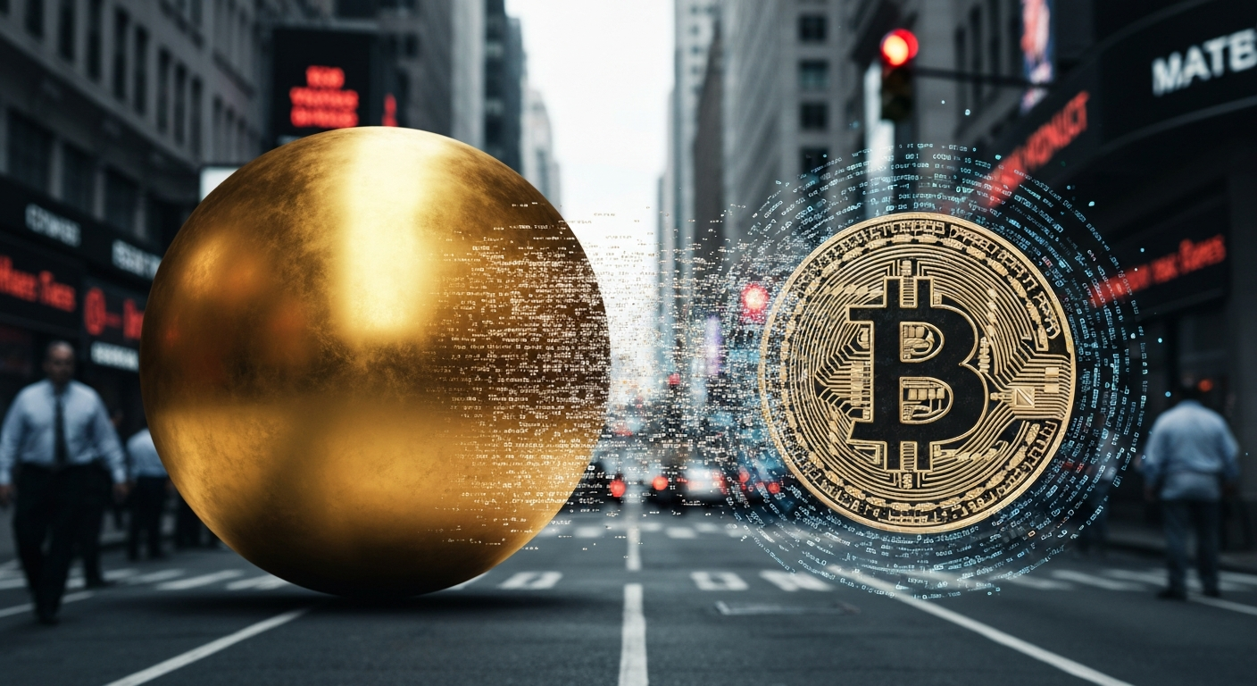 比特币逆袭黄金？资金流向现重大转折