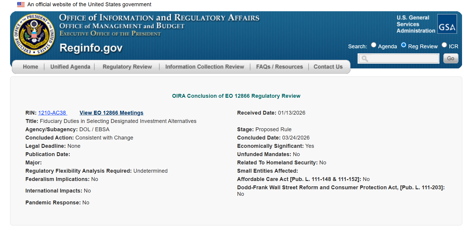 劳工部撤销加密资产谨慎公告相关图表