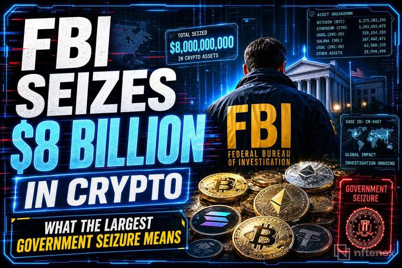 FBI查获80亿美金加密货币创纪录