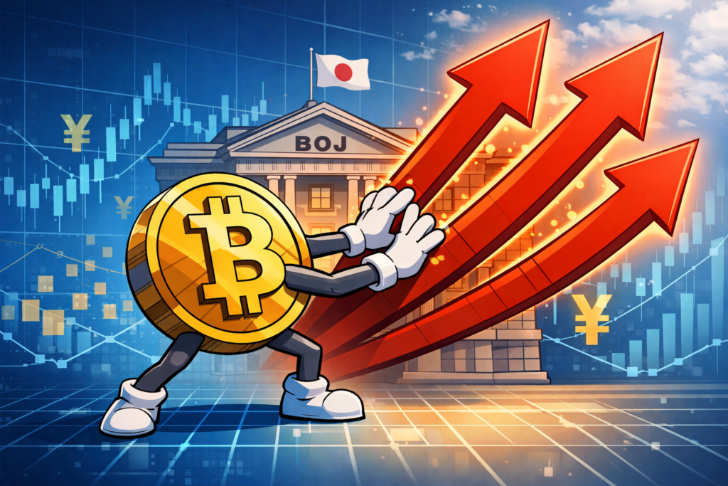 比特币盘整日本加息，市场流动性承压