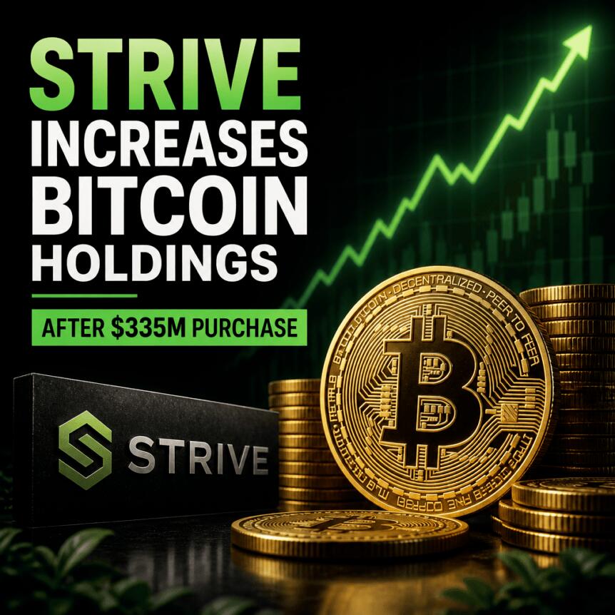 Strive在3.35亿美元比特币采购后增持