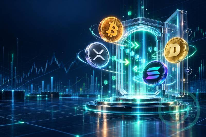 Grayscale 为比特币、XRP、狗狗币和 Solana ETF 开启实物加密资产投资