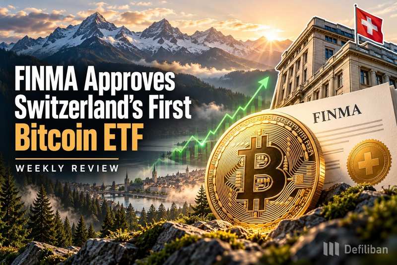 瑞士金融市场监管局批准首只比特币ETF：本周要闻回顾