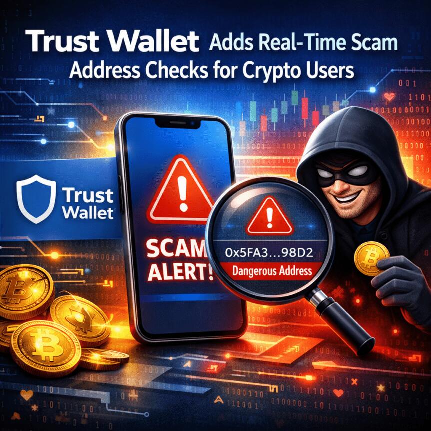 Trust Wallet上线地址投毒防护功能 强化用户资金安全