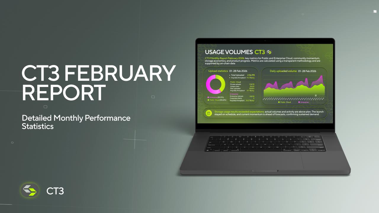 CT3二月基础设施表现超预期 用户活跃与存储需求持续攀升
