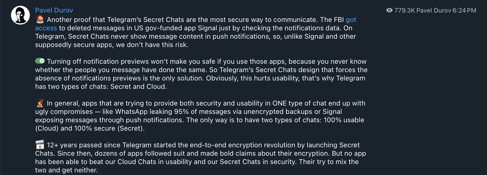 FBI恢复已删消息示意图