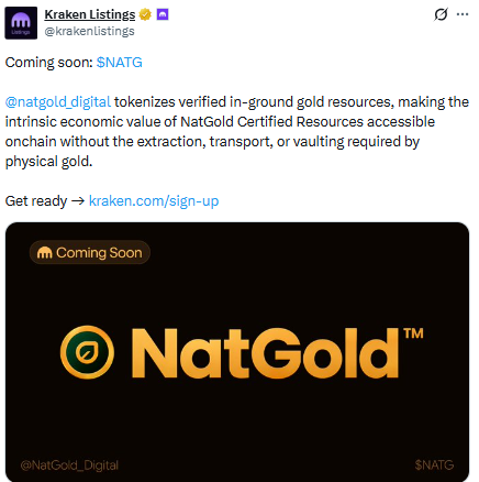 NatGold 代币化黄金结构图