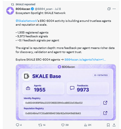 SKALE协调者协作模型图