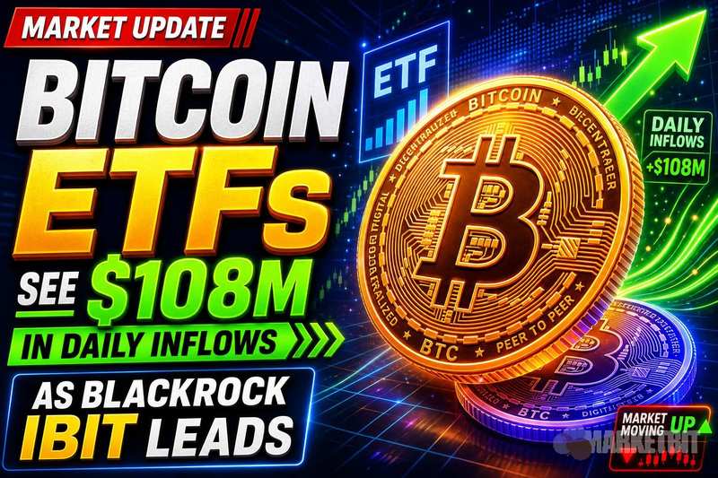 比特币ETF单日吸金1.08亿，贝莱德领跑市场