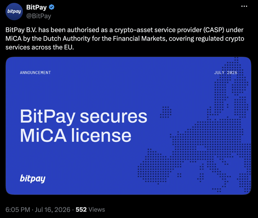 BitPay欧洲业务扩展动态