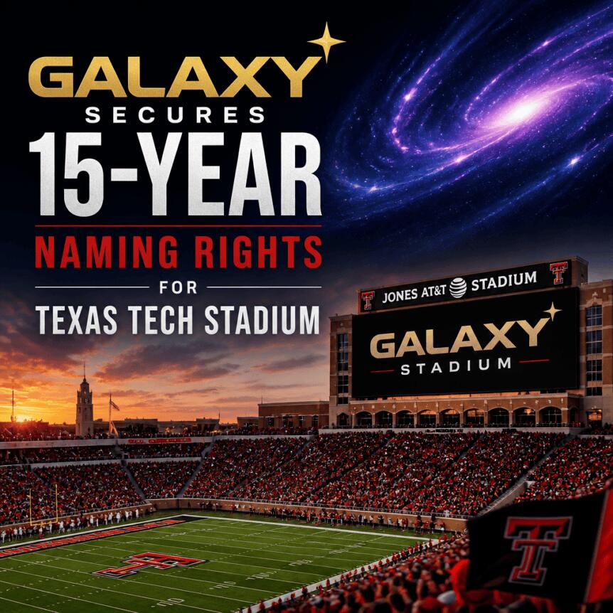 Galaxy冠名德州理工体育场引爆科技体育融合