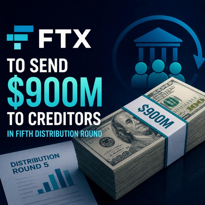 FTX第五轮支付启动，9亿美元即将到账