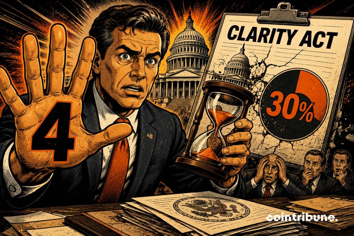 《CLARITY法案》生死48小时：通过率暴跌至30%