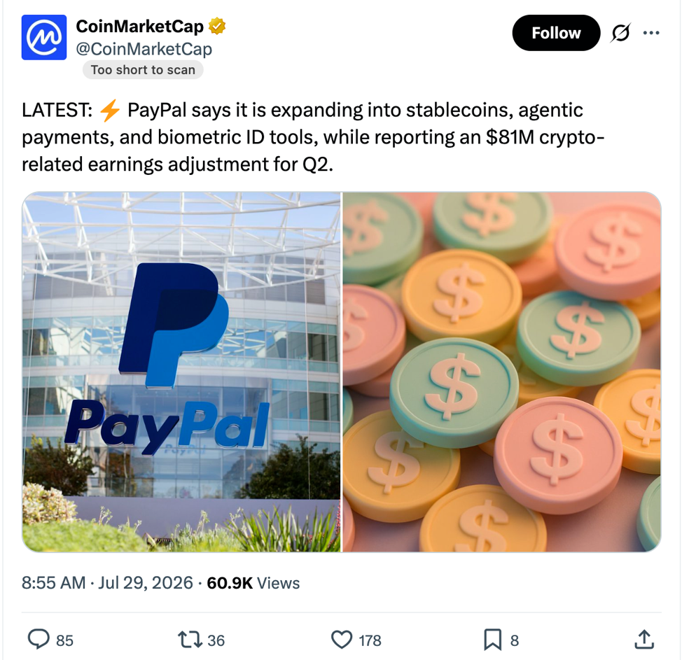 PayPal加密野心：稳定币扩张与战略转型