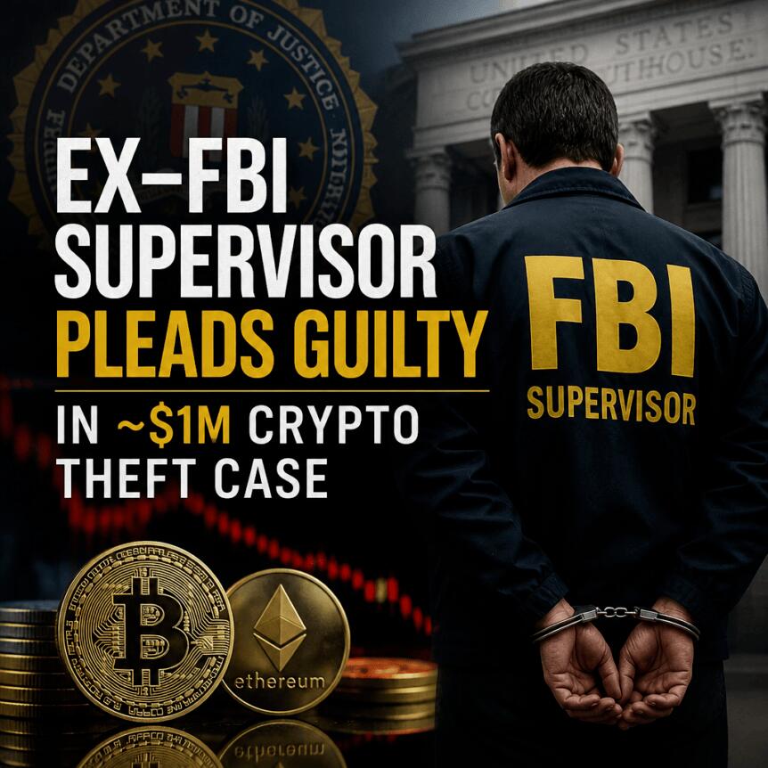 前FBI主管涉加密货币盗窃案引监管警觉