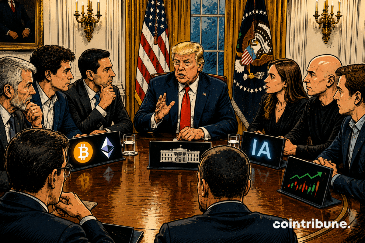 特朗普召见加密巨头：布局全球金融新秩序