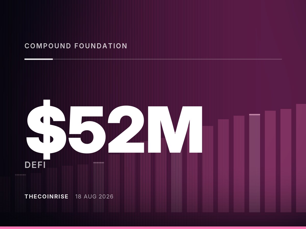 Compound基金会批5200万美金机构DeFi计划