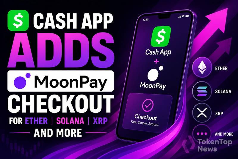 Cash App接入MoonPayCheckout拓展多币种购买