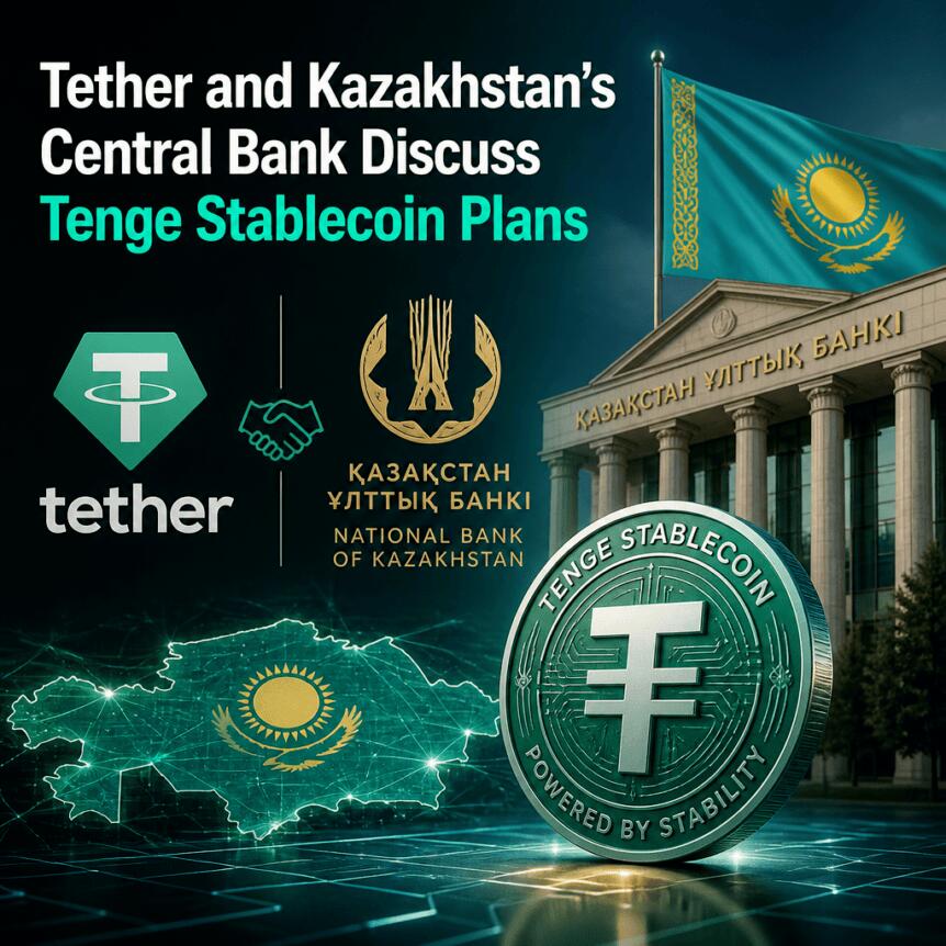 Tether与哈萨克斯坦央行讨论坚戈稳定币计划