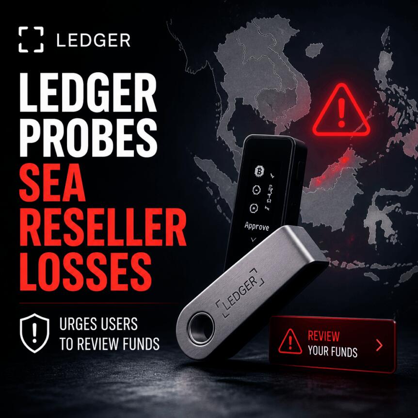 Ledger 调查东南亚代理商损失，敦促用户审查资金